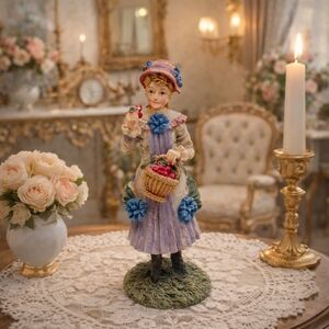 Victorian Sweethearts " Bridget and Berries " Figure by Giftcraft